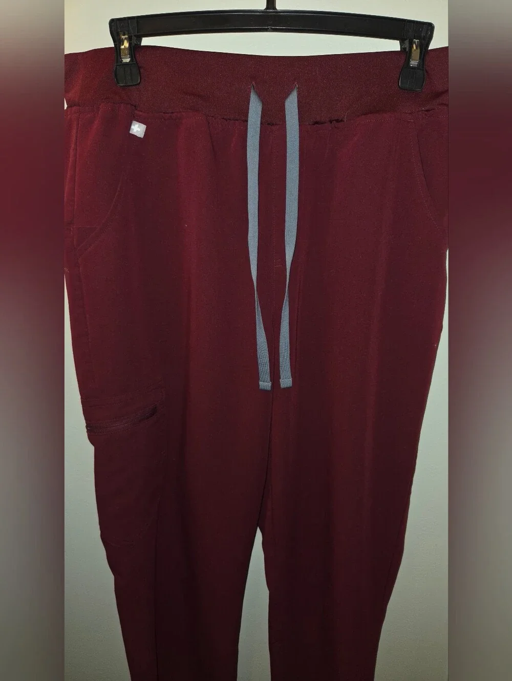 Figs Technical Collection Burgundy Scrub Pants Men's Tansen Jogger Medium Tall